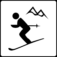downhill skiier 