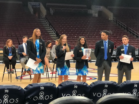 Jackie Speicher 76ers DECA Day Jackie Speicher 76ers DECA Day