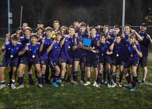 NHS Boys Soccer District win