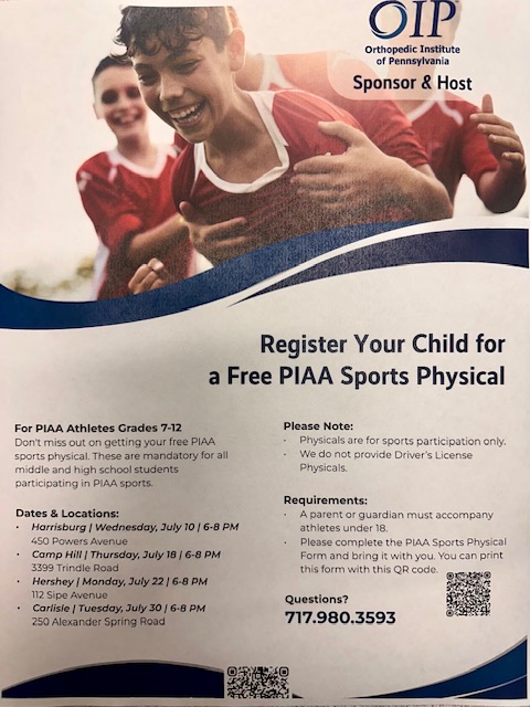 OIP SPORTS PHYSICALS